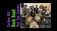 Cariboo Hill Rock Band Year End Concert Thursday June 15th, 2023 at 7pm Small Gym at Cariboo Hill Secondary School Cost: By Donation