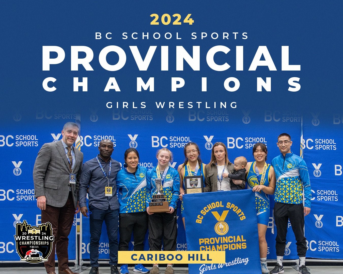 Girls Wrestling Provincial Champions 2024!! | École Cariboo Hill ...