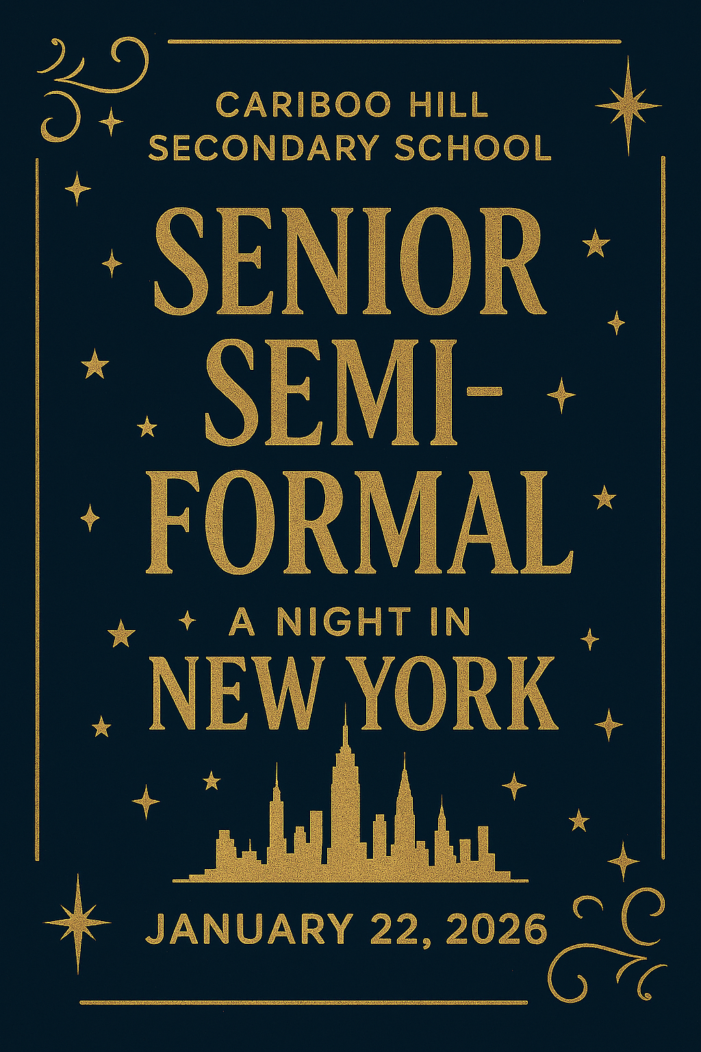 Letter to Grade 11 & 12 Parents:&nbsp; Semi Formal letter to parents &nbsp;